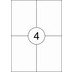 Rillprint A4 etiketten 100 vel 105x148mm